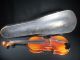 Antique Wood Antonius Stradivarius Violin Fiddle Music Wood Case & Bow String photo 11