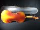 Antique Wood Antonius Stradivarius Violin Fiddle Music Wood Case & Bow String photo 5