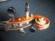 Antique Wood Antonius Stradivarius Violin Fiddle Music Wood Case & Bow String photo 8