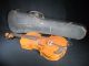 Old Antique Vintage Wood Violin Fiddle Music With Case & Bow String photo 1