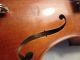 Antique 4/4 Suzuki Violin W/ Coffin Case & Bow Japanese Nippon Label Pre - Ww2 String photo 6