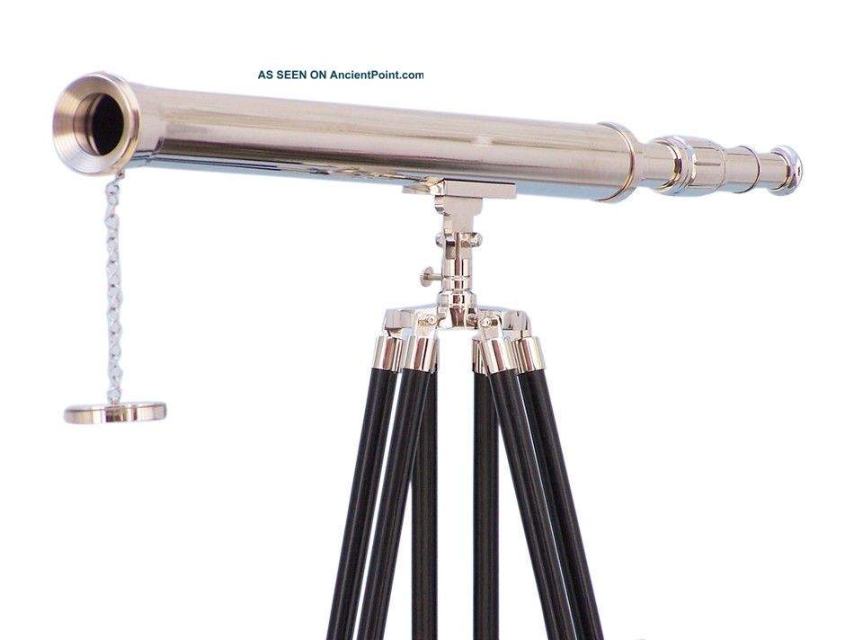 Buy Brass Nautical Tripod Telescope - Brass Telescope With Stand - Decor & Telescopes photo