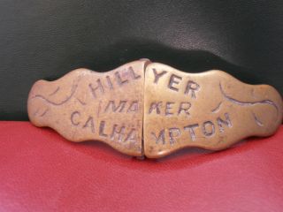 Antique Brass Hinge - Calhampton photo