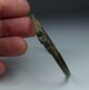 Ancient Roman Bronze Bangle With Snake Head Terminals 1st/2nd Ad Roman photo 1