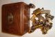 Solid Brass Nautical Collectable Sextant With Wooden Box (cz) Sextants photo 1