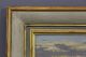 Vintage Mid 20thc F.  S.  Rousseau,  Sailboat Harbor & Sunset Oil Painting,  Nr Other Maritime Antiques photo 7