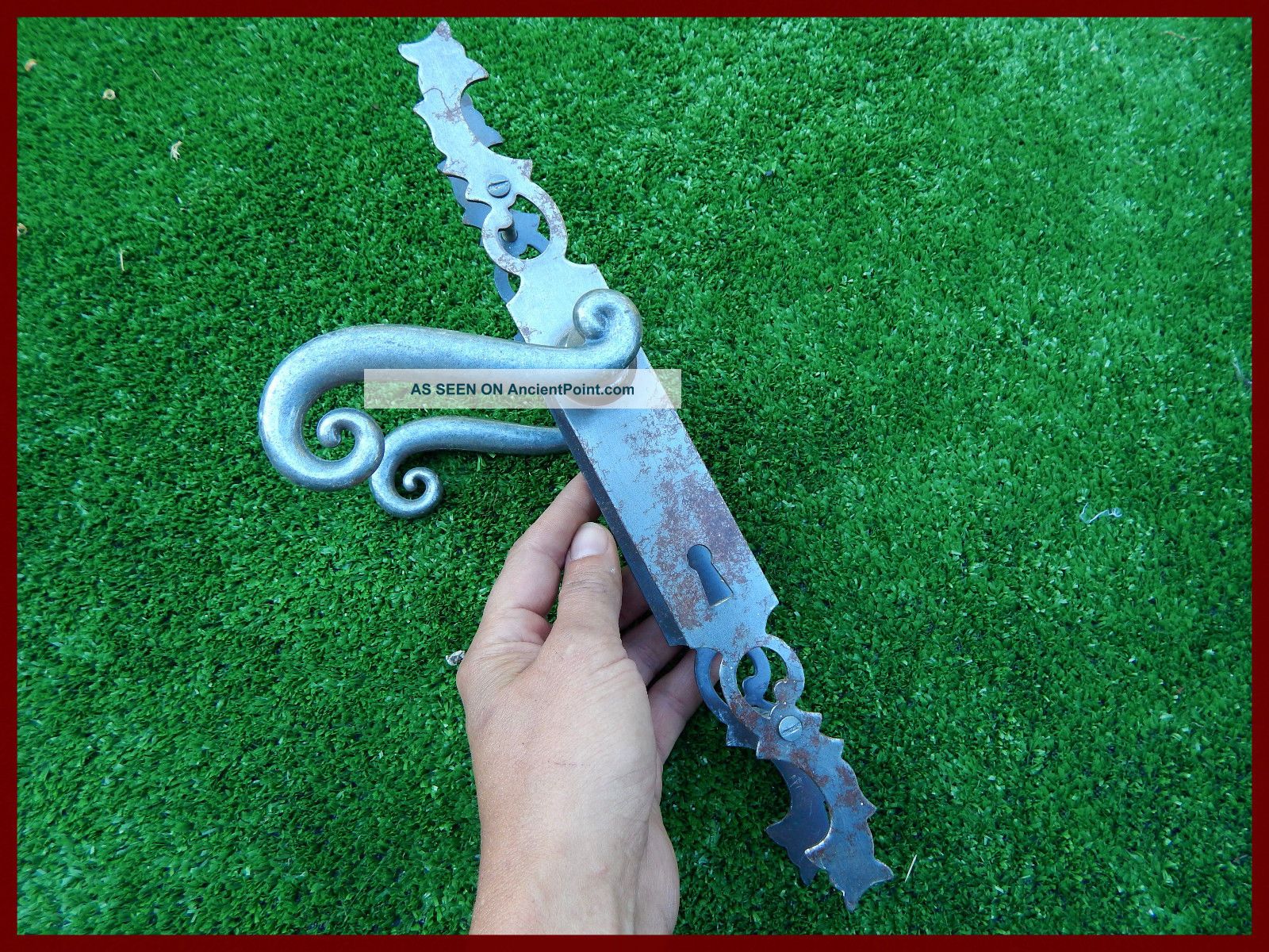 Pair Vintage French Door Handles Door Knobs & Handles photo