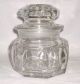 Vtg Antique Heavy Glass Apothecary Jar With Lid Patent Feb 5,  1907 Bottles & Jars photo 4