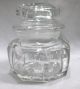 Vtg Antique Heavy Glass Apothecary Jar With Lid Patent Feb 5,  1907 Bottles & Jars photo 5