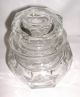Vtg Antique Heavy Glass Apothecary Jar With Lid Patent Feb 5,  1907 Bottles & Jars photo 6