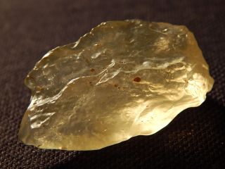 Translucent Prehistoric Tool Made From Libyan Desert Glass Found In Egypt 8.  67g photo