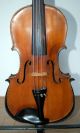 Fine Old German Handmade 4/4 Fullsize Violin Handcarved Aschinger Border String photo 1