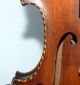 Fine Old German Handmade 4/4 Fullsize Violin Handcarved Aschinger Border String photo 2