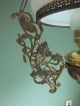 Elect Style Oil Hanging Lamp Brass Bronze French Chandelier Library Horse Bird Chandeliers, Fixtures, Sconces photo 2