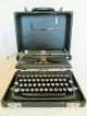 Antique 1936 Royal Deluxe Model A Travelers Portable Typewriter W/ Carrying Case Typewriters photo 1