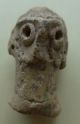Canaanite L.  Bronze Age Ceramic Pottery Astarte Goddess Idol Head Found Jericho Near Eastern photo 1
