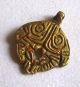 Stunning Viking Norsk Gold Amulet Pendant Norse God 8th Century Ad (182 -) Scandinavian photo 1