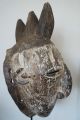 Old And Very Rare Zoomorphic Kulango Mask.  Fine Example.  Ivory Coast. Other African Antiques photo 3