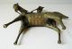 Old African Benin Bronze Warrior On Horseback - Extremely Rare Piece Other African Antiques photo 9