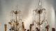 Pair Antique Buffet Mantle Lamps With Grapes Clusters Lamps photo 4