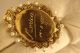 2217 Exquisite Antique 18k Gold,  Diamond & Pearl Medallion Showing St.  Mary Egyptian photo 5