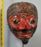 Indonesie Javanese Jawa Wayang Topeng Mask Maschera Wooden Carved Pt89 Pacific Islands & Oceania photo 1