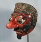 Indonesie Javanese Jawa Wayang Topeng Mask Maschera Wooden Carved Pt89 Pacific Islands & Oceania photo 5
