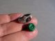Ancient Roman Silver Ring,  The Intaglio Displayed A Running Deer Roman photo 3