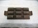 Old Large Heavy 15 Cast Iron Ingot Mold For Gold,  Silver Or Lead Ingot Pouring Primitives photo 2