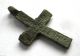 Circa.  1100 A.  D English Early Medieval Period Ae Bronze Crusades Cross Pendant.  Vf British photo 5