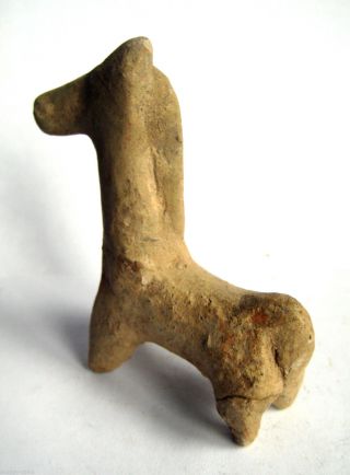 Circa.  2500 B.  C Bronze Age Harappan Culture Terracotta Statue Idol - Horse photo