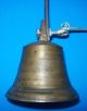Vintage Antique Large 11 Brass Hanging Service Bell Maids Butler Store Home Door Bells & Knockers photo 9