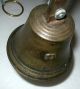 Vintage Antique Large 11 Brass Hanging Service Bell Maids Butler Store Home Door Bells & Knockers photo 6