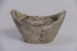 Rare Ancient Chinese Silver Ingot During 