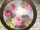 Noritake Hand Painted Double Handle Cake Plate Large Pink/yellow Roses Gold Trim Plates & Chargers photo 1