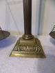 Antique Vintage Brass Justice Balance Scale Victorian Italian Lion Pillar Design Scales photo 8