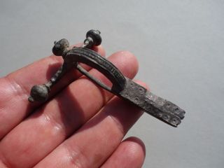 Roman Bronze Brooch - Crossbow Type - Mostly By Soldiers photo