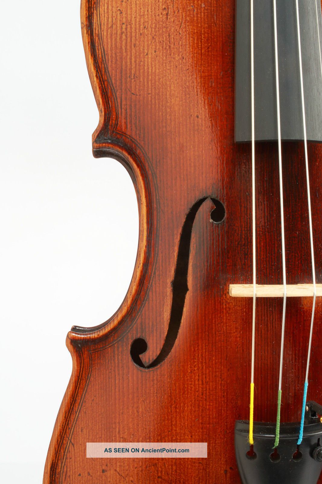 Antique 4/4 Violin Maggini Copy Circa 1890 - Figured Wood String photo