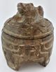 Rare Jade Pre Columbian Vessel Carved Frog - Antique Pre Columbian Artifacts The Americas photo 7