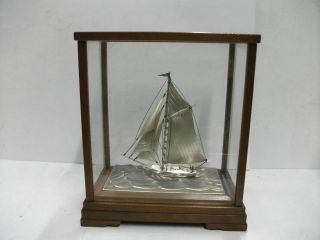 The Sailboat Of Silver980 Of The Most Wonderful Japan.  Takehiko ' S Work. photo