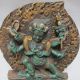 Chinese Turquoise Hand Carved Statues - - Tibet Shrines Other Chinese Antiques photo 1