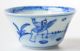 Top Quality Ca 1700 Kangxi Blue White Figural Zotje Boy Tea Bowl Qing Perfect Glasses & Cups photo 9