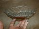 Antique Eapg Pattern Glass Yellow Plate In Wire Basket Holder Victorian Plates photo 3