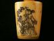 Unusual Chinese Bone Painted Lady Snuff Bottle Snuff Bottles photo 1