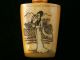Unusual Chinese Bone Painted Lady Snuff Bottle Snuff Bottles photo 2