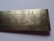 Vtg 1857 H Maranvilles Gold Silver Coin Scale Tester Brass Rocker Ce Staples 71 Scales photo 7