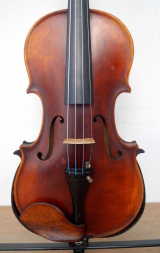 Antique German 4/4 Master Violin - Label : Stradivarius In Cremona Anno 1701 photo