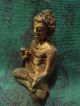 Phra Dvaravati Buddha Statue Old Thai Buddhist Antique Amulet Amulets photo 3