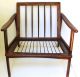Vtg 50 ' S Mid - Century Danish Modern Lounge Wood Chair Italy Pearsall Selig Style Post-1950 photo 2