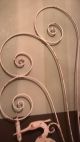 Screen Door Guard Great Heron Stork Bird Scrolling Wrought Iron Antique Vtg Door Plates & Backplates photo 3